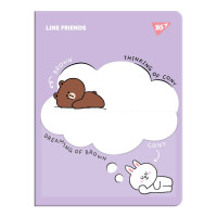 Папка з 20 файлами YES А4 Line Friends з кишенею (492102)