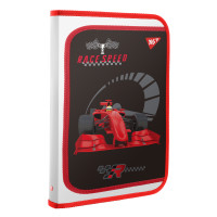 Папка факультативная YES с органайзером пласт. на молнии FC Race legend (492072)