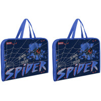 Папка-портфель 1Вересня на молнии с тканевыми ручками "Spider" код: 491857