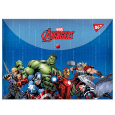 Папка-конверт YES на кнопке А4 Marvel.Avengers (491828)