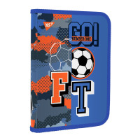 Папка для тетрадей YES пласт. на молнии В5 "Football" код: 491796