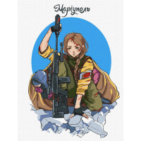 Патриотическая картина по номерам Патриотическая Мариуполь 30х40 Идейка (KHO4882)