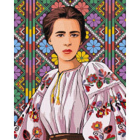 Картина за номерами Леся Українка mosyakart 40х50 Ідейка (KHO2552)