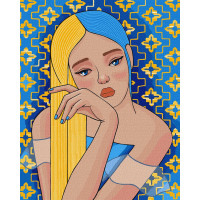 Патриотическая картина за номерами Непохитна ©mosyakart Ідейка (KHO4908)