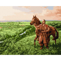 Картина по номерам Казацкий дух ©Сергей Лобач Идейка 40х50 (KHO4992)