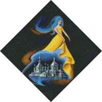 Алмазна мозаїка - Берегиня м. Ковель ©mosyakart 40х40 Ідейка (AMO7358)