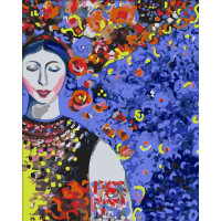 Картина за номерами Чарівна українка 40*50 см. SANTI (954253)