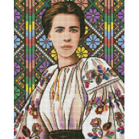 Алмазна мозаїка Леся Українка mosyakart 40х50 Ідейка (AMO7580)