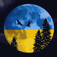 Картина за номерами Під вільним небом Ідейка 40х40 (KHO5050)
