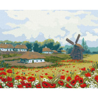 Картина за номерами Літо на хуторі ©Ярослав Чижевський 40х50 (KHO6302)