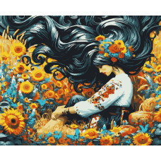 Картини за номерами "Чорноброва" 40*50 см (PN2845)