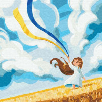 Картина за номерами Поле ©Катерина Валерьїва 40х40 Идейка (KHO4939)