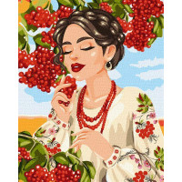 Картина за номерами патріотична Червона калина ©krizhanskaya 40х50 Ідейка (KHO4575)