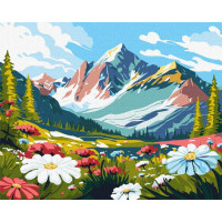 Картина за номерами Контрасти природи art_selena_ua 40х50 Ідейка (KHO2896)