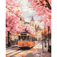 Картина за номерами Рожевий шлях art_selena_ua 40х50 Ідейка (KHO6388)