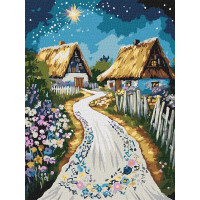 Картина за номерами Хатина 30х40 Ідейка (KHO5161)