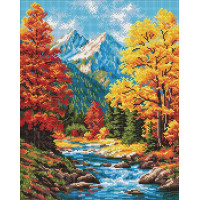 Алмазна мозаїка Осінній подих лісу art_selena_ua 40х50 Ідейка (AMO8362)