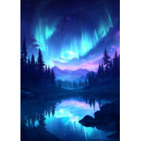 Алмазна мозаїка Небесне відображення 30*40см Dreamtoys (S20261)
