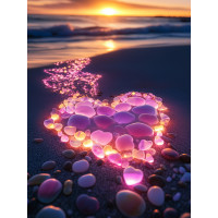 Алмазна мозаїка Камінчики кохання 30*40см Dreamtoys (S20267)