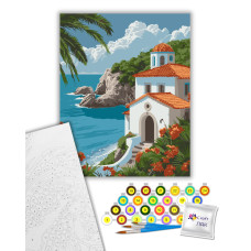 Картина за номерами Будинок на узбережжі 11072-АС 40х50 см Art Craft (11072-AC)