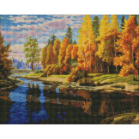 Алмазная мозаика Осенью ©ArtAlekhina 40х50 Идейка (AMO7276)