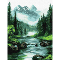 Картина за номерами Таємниче джерело art_selena_ua 30х40 Ідейка (KHO6371)