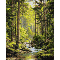 Картина за номерами Джерело спокою art_selena_ua 40х50 Ідейка (KHO6441)