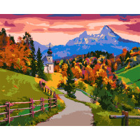 Набор картина по номерам Дорога в горы 40*50 см. SANTI (954216)