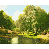 Картина за номерами Родина оленів ©ArtAlekhina 40х50 Ideyka (KHO2885)