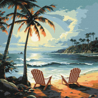 Картина за номерами - Світ для двох ©art_selena_ua 40x40 (KHO2789)