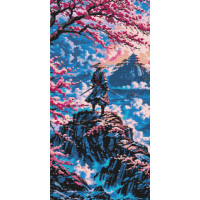 Алмазна мозаїка Шлях самурая 40*80 см Орігамі (OD5134)