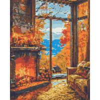 Алмазна мозаїка Король лев і левиця 40x50 см Орігамі (OD3518)