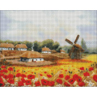 Алмазна мозаїка Літо на хуторі ©Ярослав Чижевський 40х50 Идейка (AMO7324)