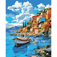 Картина за номерами Лодка у берега 40*50 см SANTI (954754)