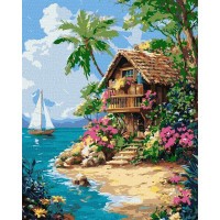 Картина за номерами Життя в тропіках art_selena_ua 40х50 Ідейка (KHO6377)