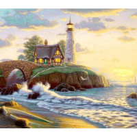 Алмазна мозаїка Будинок біля моря 30 * 40см Santi (954080)