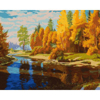 Картина за номерами Золотий жовтень ©ArtAlekhina 40х50 Идейка (KHO2871)
