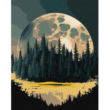 Картина за номерами Таємничий край з фарбами металік extra art_selena_ua 40х50 Ідейка (KHO5108)