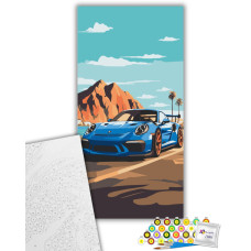 Картина за номерами Sports car 40х80 см Art Craft (12503-AC)