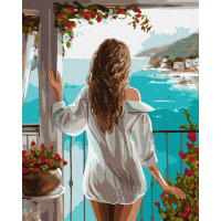 Картина по номерам Морская даль art_selena_ua 40х50 Идейка (KHO8316)