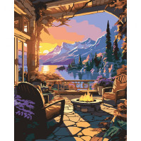 Картина за номерами Утро в горах 40*50 см SANTI (954753)