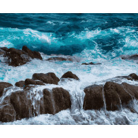 Картини за номерами "Море, скелі" 50*60 см (PNХ2890)