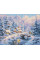 Алмазна мозаїка Зимовий затишок серед гір art_selena_ua 40х50 Ідейка (AMO20001)