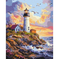 Картина за номерами Приморський спокій art_selena_ua 40х50 Ідейка (KHO6434)