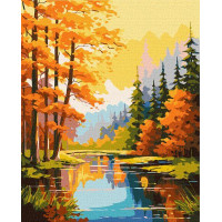 Картина по номерам Осенняя красота art_selena_ua 40х50 Идейка (KHO2893)
