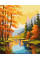 Картина за номерами Осіння краса art_selena_ua 40х50 Ідейка (KHO2893)