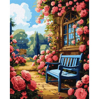 Картина за номерами Квітковий сад art_selena_ua 40х50 Ідейка (KHO6335)