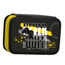 Пенал твердый YES HP-01 подвійний Never Quit (533392)