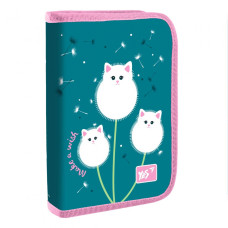 Пенал твердый YES одинарный з двумя клапанами HP-04 Dandelion Cats (533422)