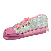 Пенал м'який YES TP-24 Sneakers with sequins pink (532723)